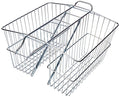 Rear Twin Bicycle Carrier Basket (18 x 7.5 x 12) B419