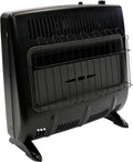 Black Wall Mount Space Heater with Built-in Thermostat D883240