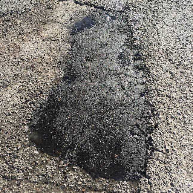 Black Asphalt Patch B798488