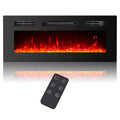 36" Electric Fireplace Insert Stove Heater with Remote Control O6949