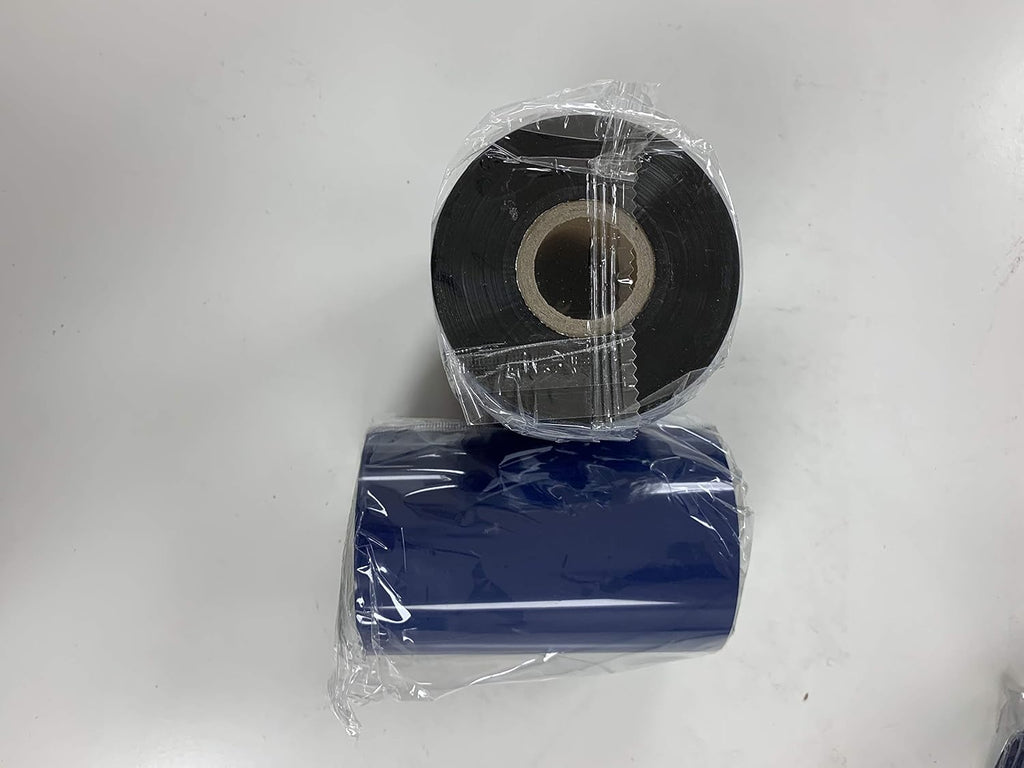 Black Standard Resin-Enhanced Wax Thermal Transfer Printer Ribbon 9-Rolls B690
