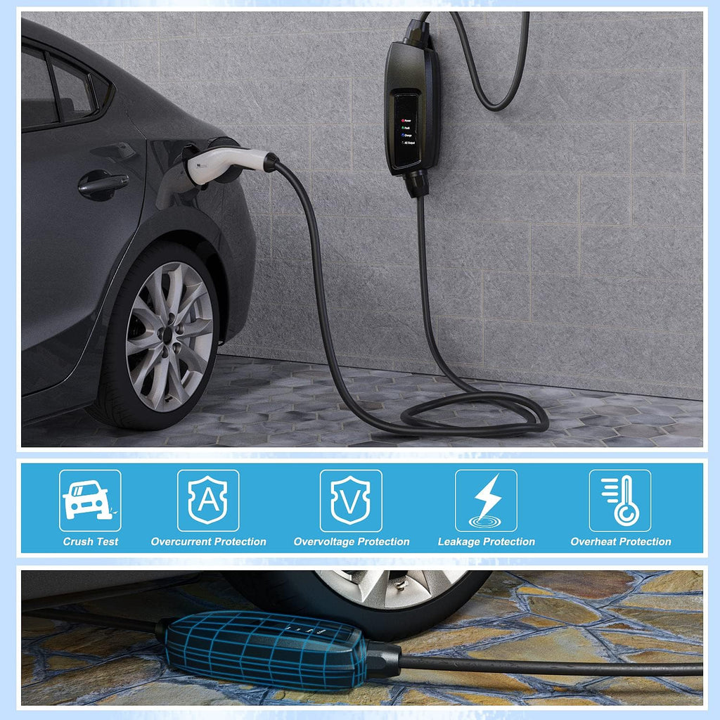 Portable EV Charger with Adapter C6041