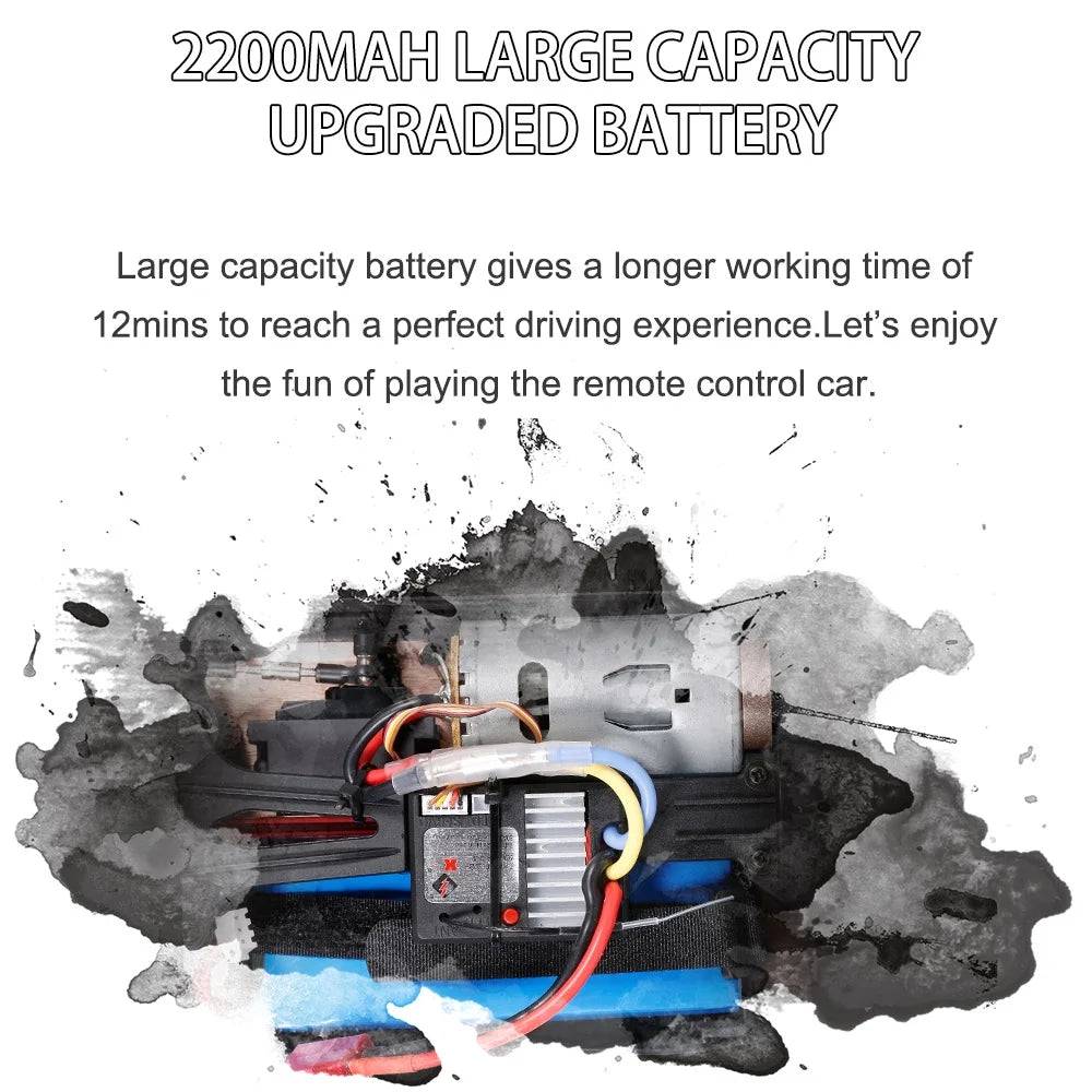 RC Car 4WD Off-Road 60km/h 2.4GHz 2200mAh RTR F448107