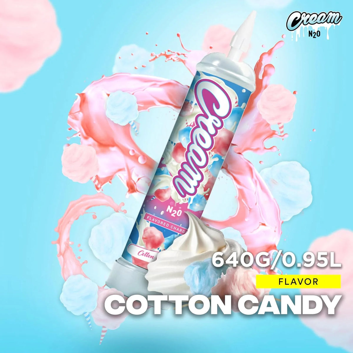 Cotton Candy Whipped Cream Charger 640g X2920