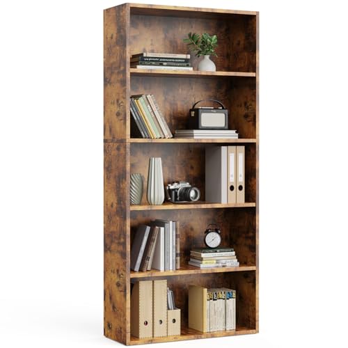 6 Shelf 63 Inch Tall Black Bookcase X99319