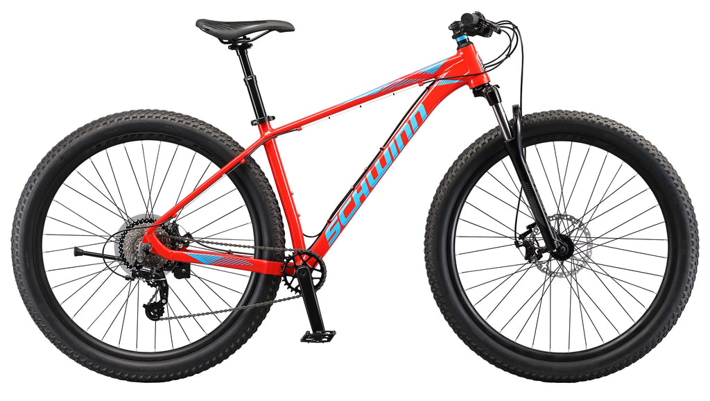 29 inch Mens Mountain Bike, 19 inch Frame Adult Bicycle, Red M237