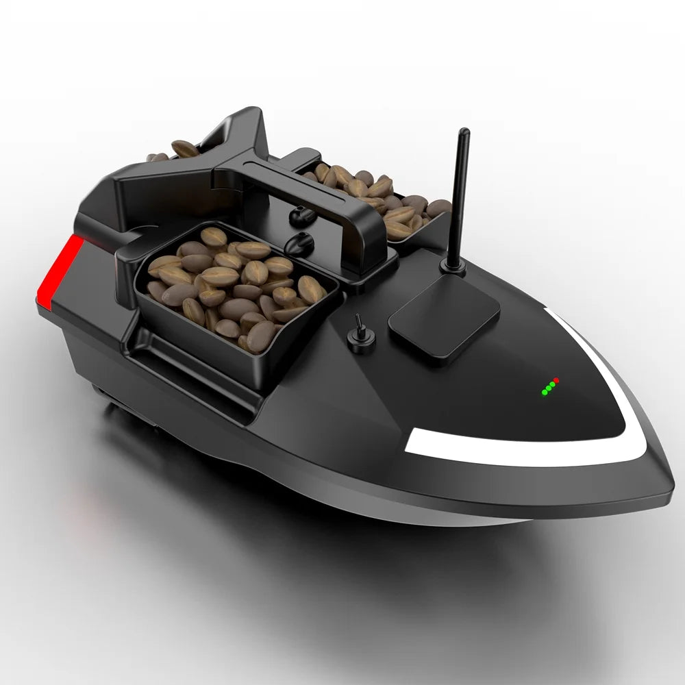Remote Control Fishing Bait Boat Dual Motor 2KG Loading with Night Light W11871