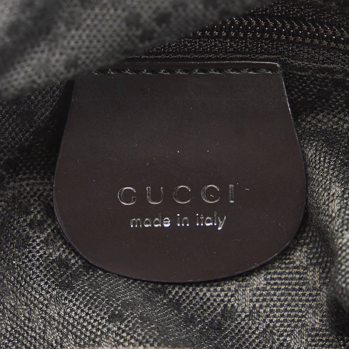 Gray Nylon Shoulder Bag J63004