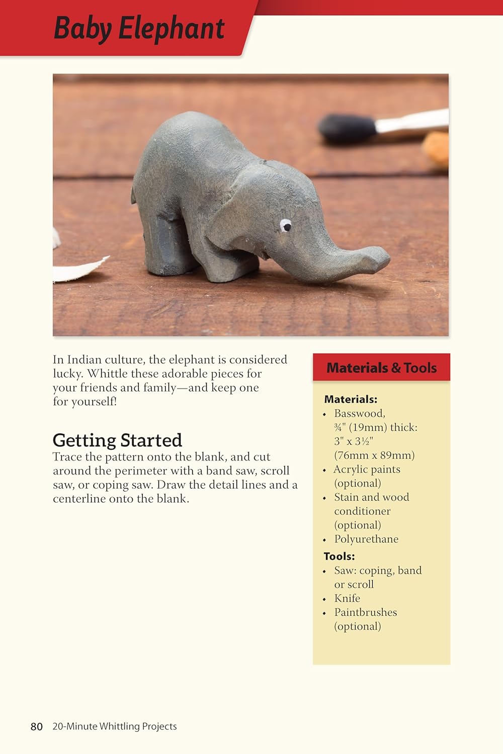 Whittling Projects: Step-by-Step Instructions & Photos to Carve Wood Figures E2819