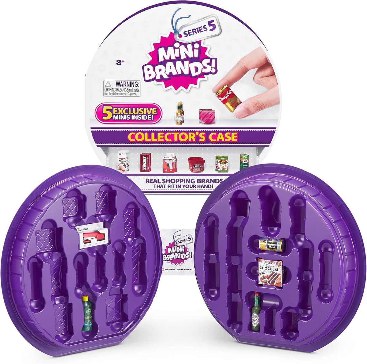 Mini Brands Series 5 Collector's Case with 5 Exclusive Minis K5363