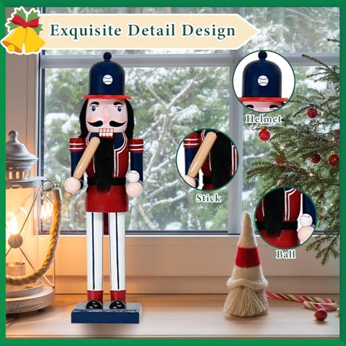 14 Inch Handmade Wooden Nutcracker Chef Gingerbread Figures T2423