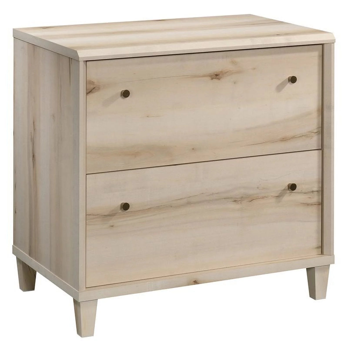 Contemporary Engineered Wood Lateral File Cabinet in Maple K401