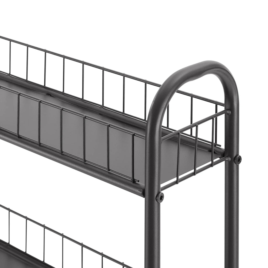 6-Tier Slim Rolling Metal Wire Storage Cart with Wheels T6881