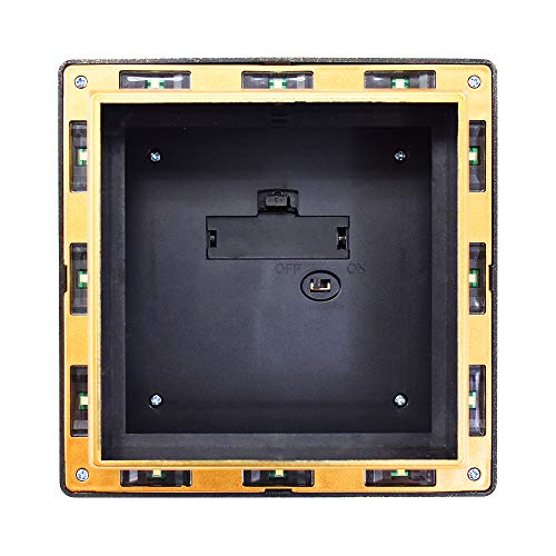 12 Pack White Outdoor Solar LED Post Cap Light V2703