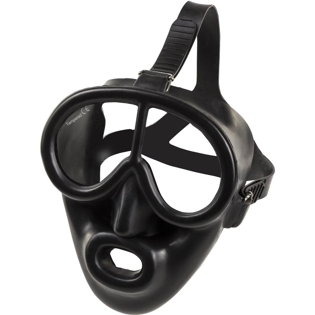 Black Rubber Dive Mask P807
