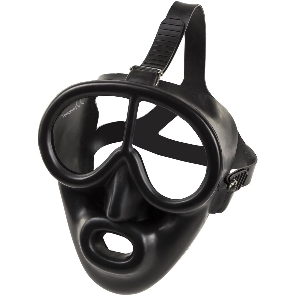 Black Rubber Dive Mask P807