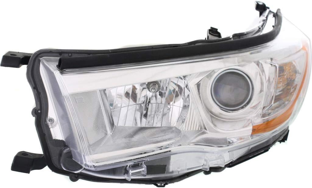 Headlight Assembly Driver Side Chrome Z661501
