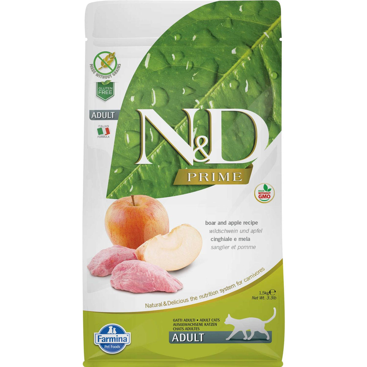 Boar & Apple Grain Free Dry Cat Food P26592