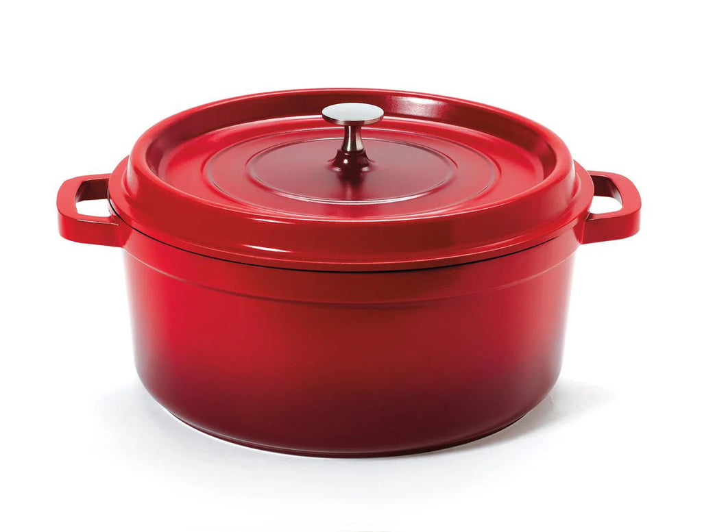 Cast Aluminum Dutch Oven 6.5 Quart Red C54456