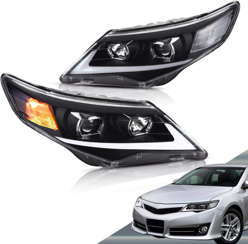 LED Projector Headlights with H7 Halogen High Beam P184983