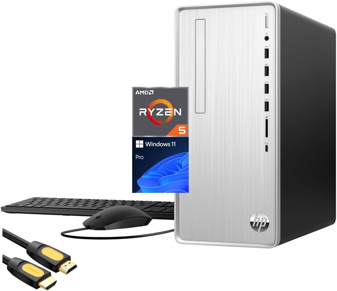AMD 6-Cores Ryzen 5 5600G 16GB RAM 1TB NVMe SSD 1TB HDD Desktop A33670