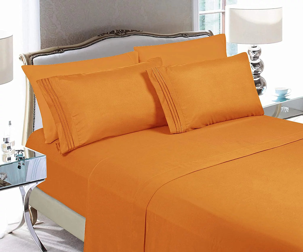 King Orange Sheet Set Z270544