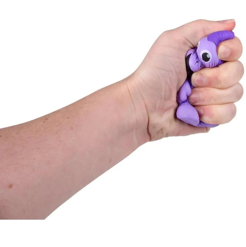 4 Pack Squish Monkey Stress Toy W305495