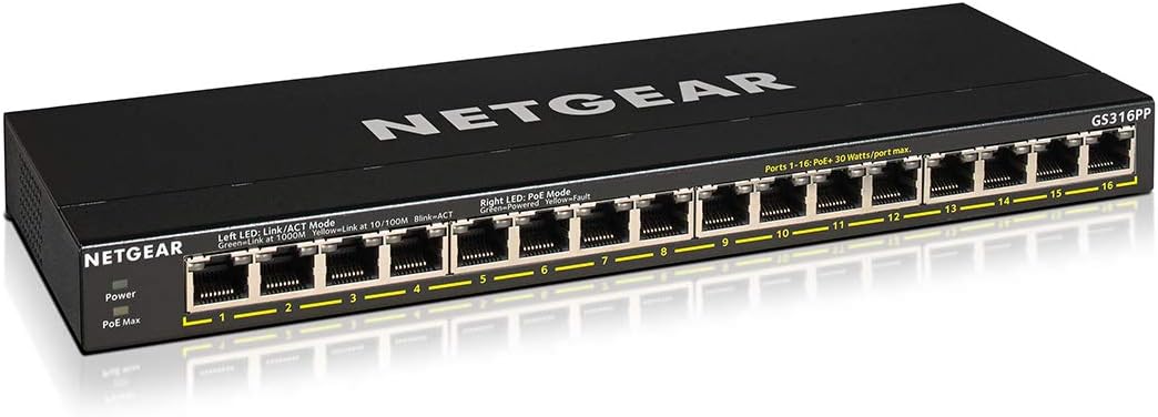 5-Port Gigabit Ethernet Unmanaged PoE Switch with 4 x PoE+ @ 83W E52891