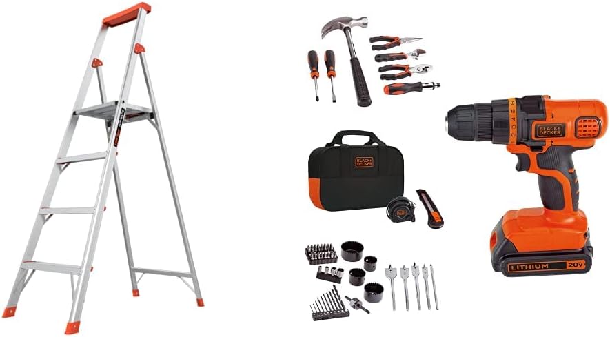 Aluminum Lightweight Slim Stepladder E814094