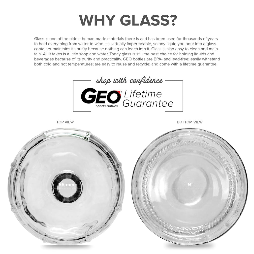 Clear Glass 3 Gallon Round Glass Carboy F579