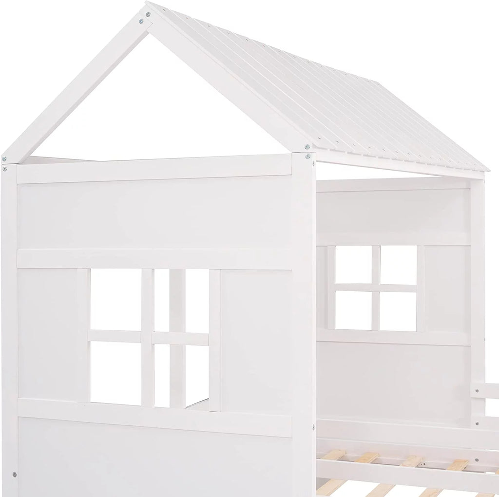 Double Bed Frames with Storage and Rails X599174