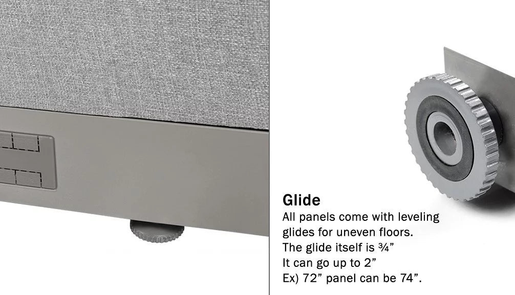 120"W x 60"H Wall Mounted Office Partition S213884