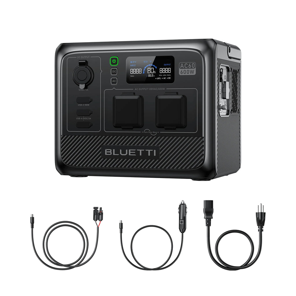 600W 403Wh LiFePO4 Portable Power Station J233796