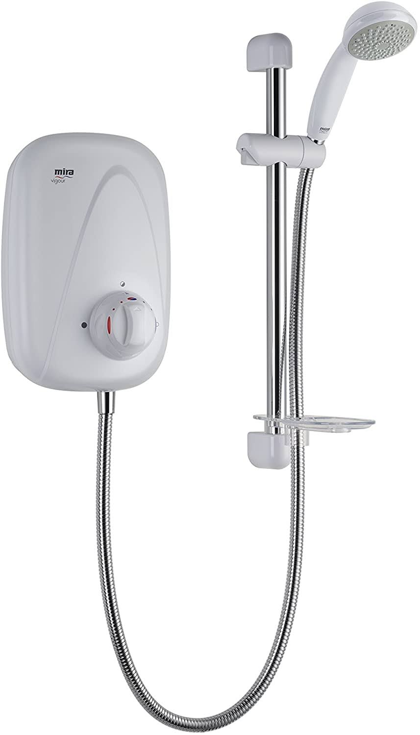 White Manual Power Shower A1296