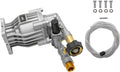 Horizontal Axial Cam Replacement Pressure Washer Pump Kit, 3300 PSI, 2.4 GPM, 3/4 Shaft, Silver B686254