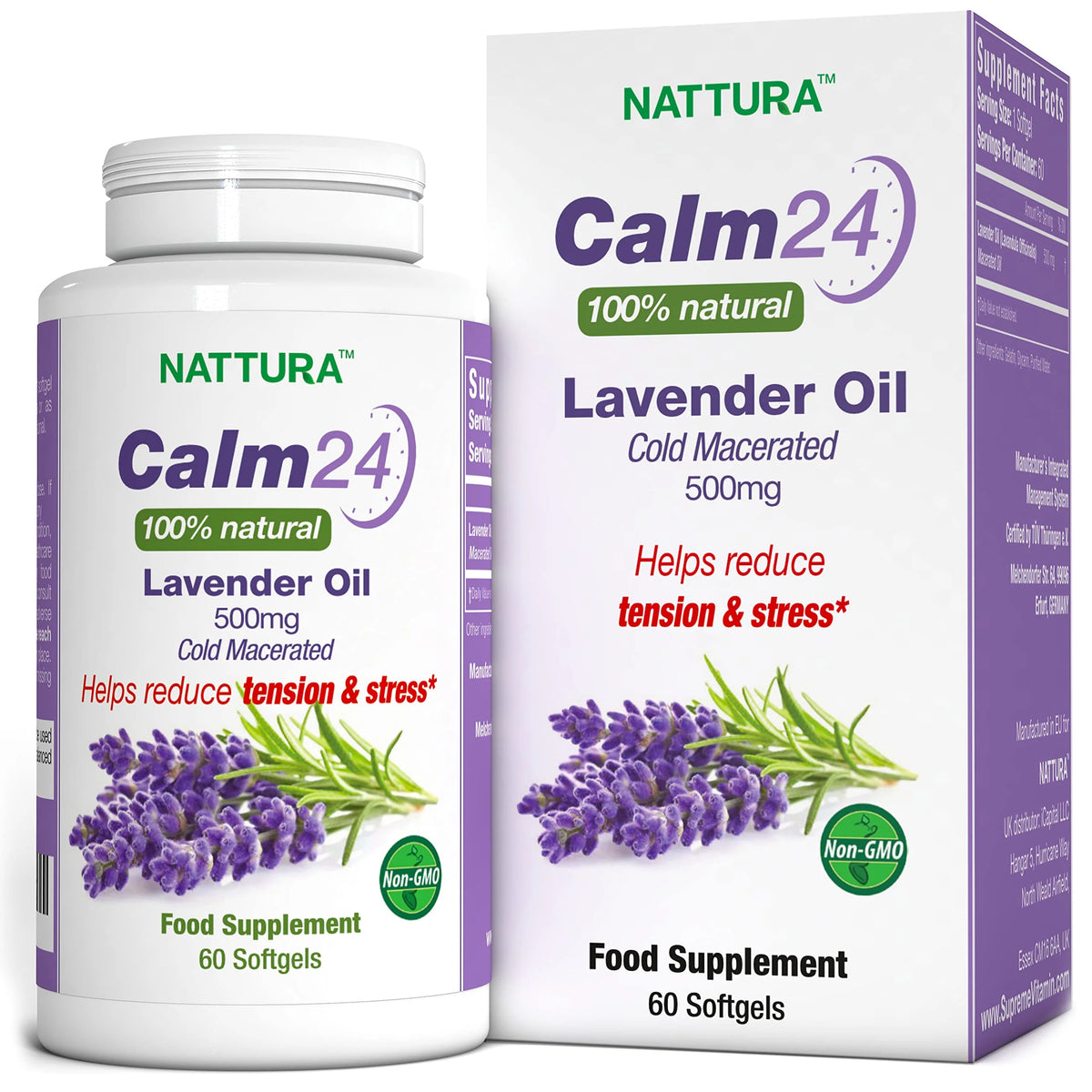 Lavender Oil 500mg 60 Softgels E65905