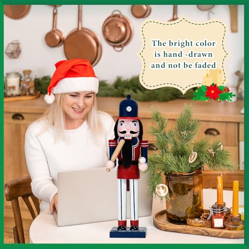 14 Inch Handmade Wooden Nutcracker Chef Gingerbread Figures T2423