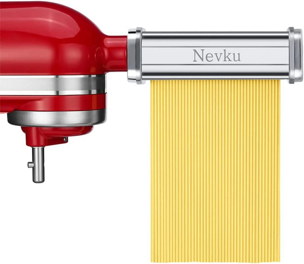 Pasta Maker Attachments Set including Pasta Sheet Roller Spaghetti Cutter Fettuccine Cutter Y975