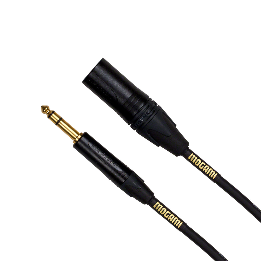 Black 15 ft TRS to XLR Audio Cable F46847