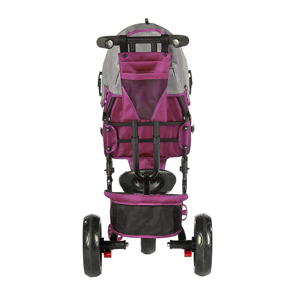 4-in-1 Stroller Trike with Full Canopy (Pink) V9497