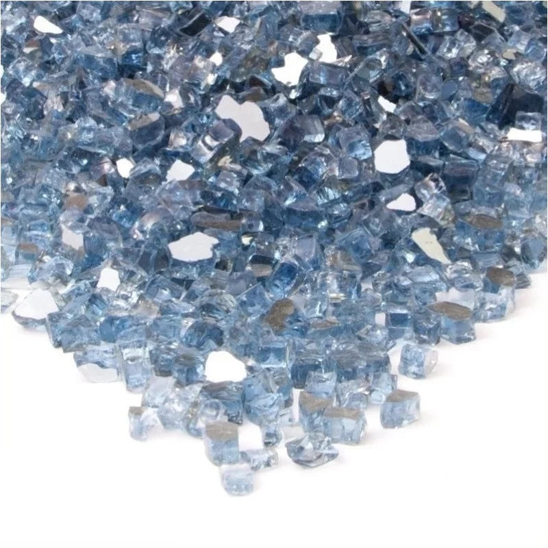 Fire Glass in Blue T69351