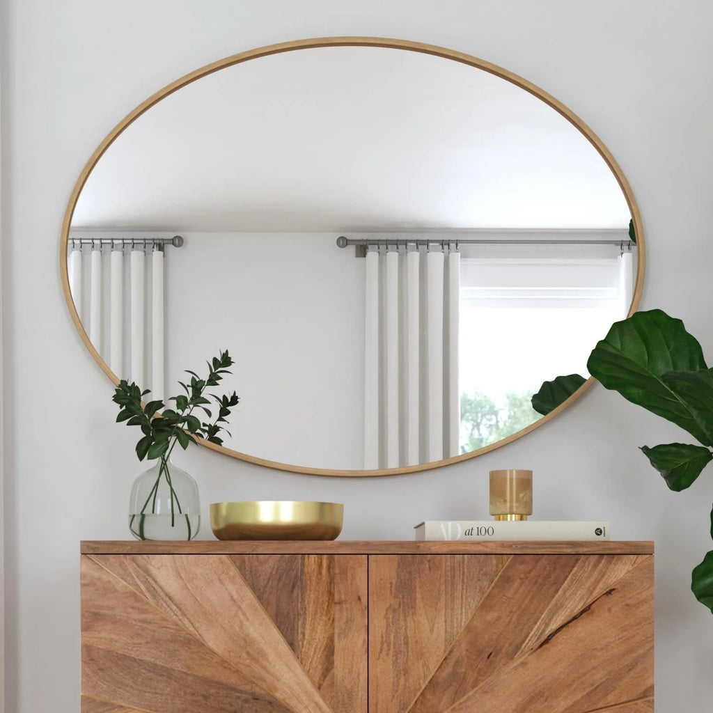Glam Wall Mirror With Gold Finish E79499