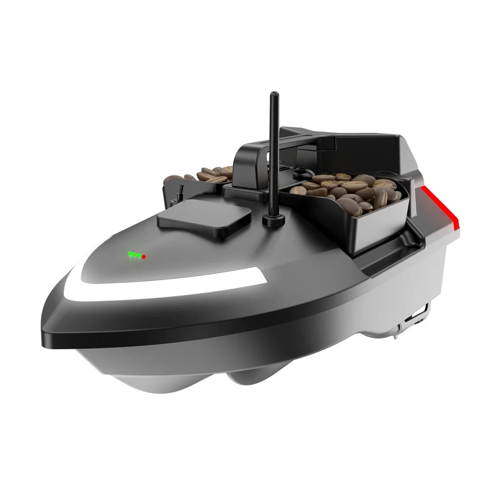 Remote Control Fishing Bait Boat Dual Motor 2KG Loading with Night Light W11871