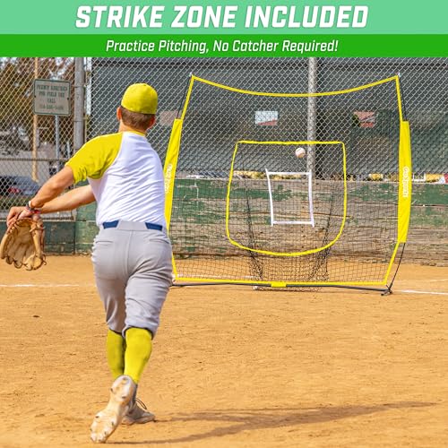 7x7 ft Baseball & Softball Net with Strike Zone H1929