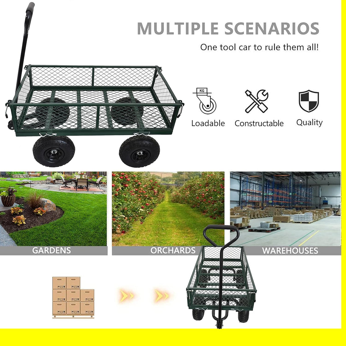 Utility Cart Wagon（Grass Green） B83127