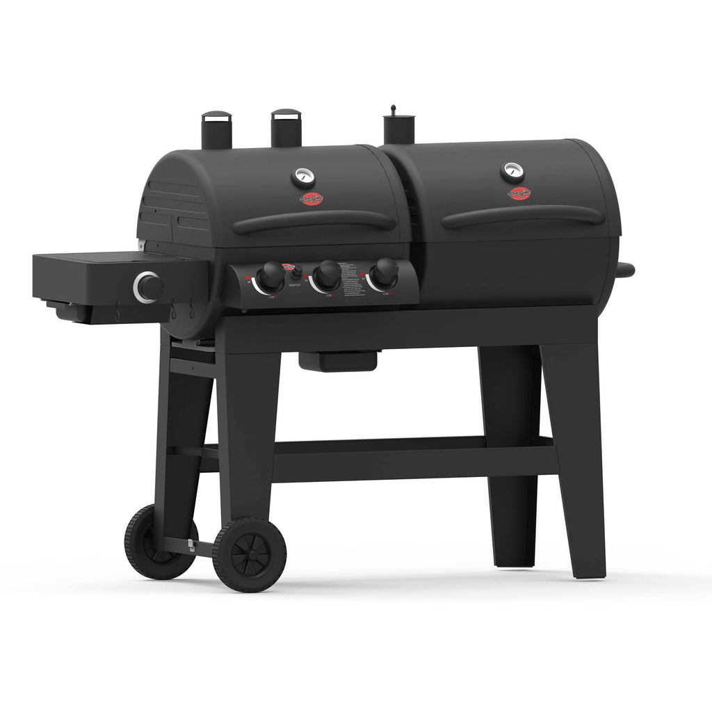 Dual Function Gas & Charcoal Grill Black Y86840