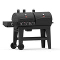 Dual Function Gas & Charcoal Grill Black Y86840