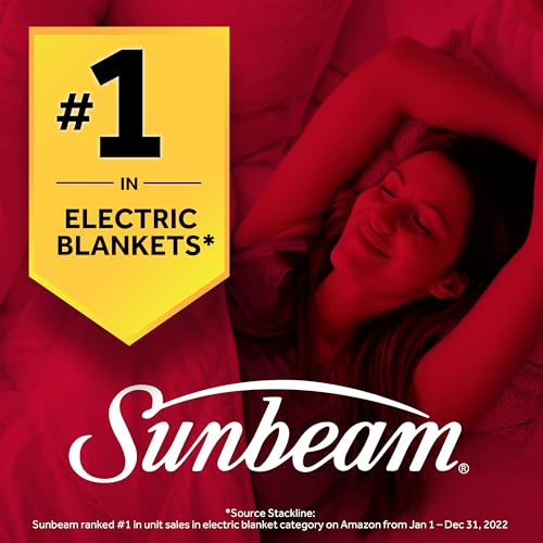 Emerald Electric Heated Throw Blanket, 50" x 60", 4 Heat Settings, Machine Washable W25876