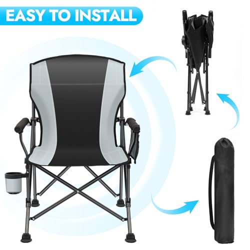 Oversized Folding Camping Chair 2 Pack E836