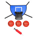 Blue 90x50cm Trampoline Basketball Hoop C64649